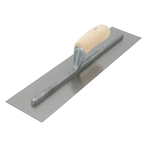 MarshallTown FT365 13804 - 18 X 4 Finishing Trowel Curved Wood Handle - My Tool Store