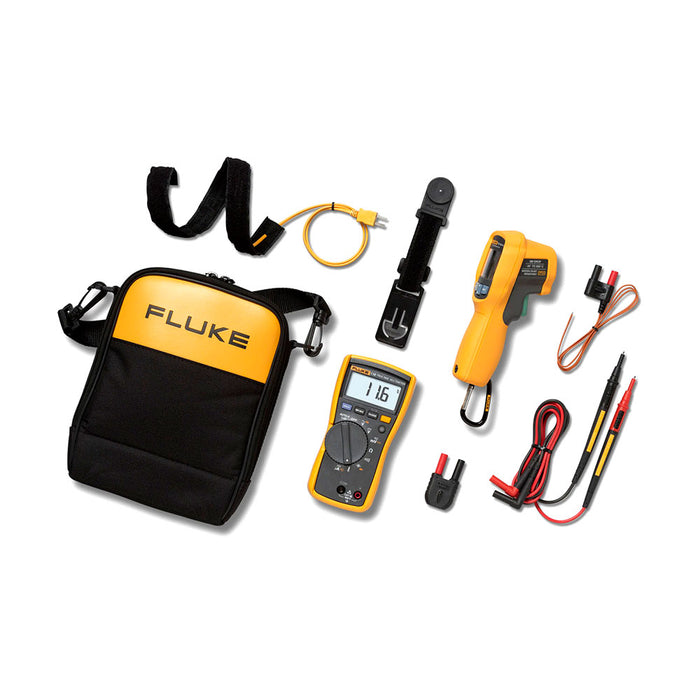 Fluke 4296018 116/62 MAX+ Technician's Combo Kit, 116, TL175, 80pk-11, 80BK, 80AK-A, C115, 62Max