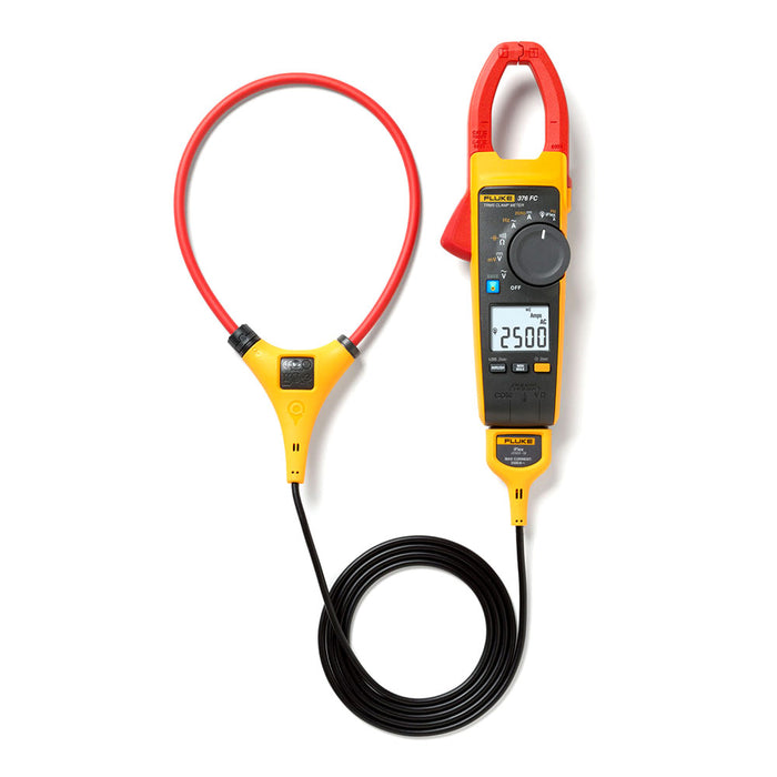 Fluke 4695861 376 FC True-RMS AC/DC Clamp Meter with iFlex and Fluke Connect Measurements