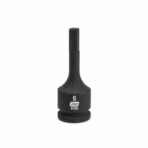 GearWrench 84391 3/8" Drive Hex Bit Impact Metric Socket 6mm - My Tool Store