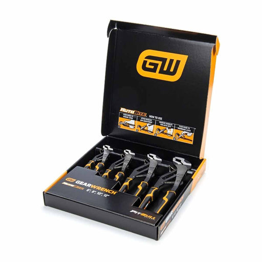GearWrench 82594C 4 Pc. Pitbull Auto-Bite Tongue & Groove Dual Material Pliers - My Tool Store