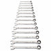 GearWrench 86959 14 Pc. 90-Tooth 12 Point SAE Combination Ratcheting Wrench Set - My Tool Store