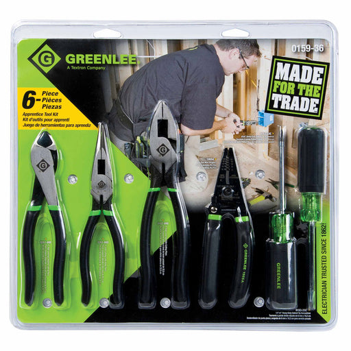 Greenlee 0159-36 6 Piece Apprentice Tool Set - My Tool Store