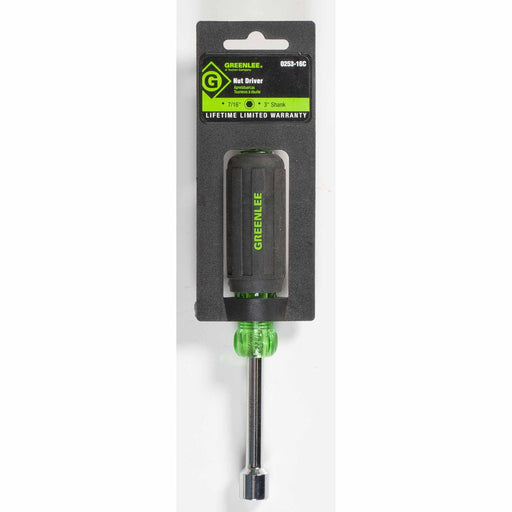 Greenlee 0253-16C Heavy-Duty Nut Driver 7/16" x 3" - My Tool Store