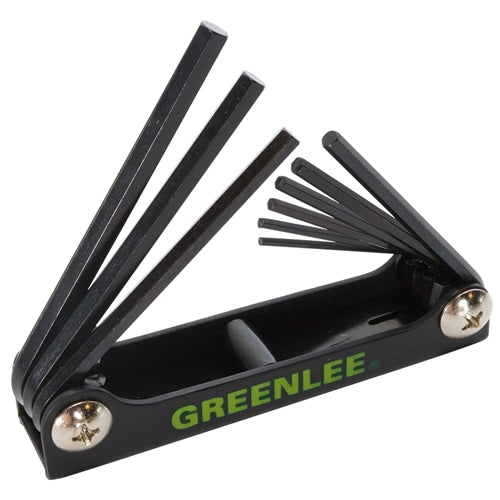 Greenlee 0254-11 9-Piece Folding Hex-Key Set - My Tool Store