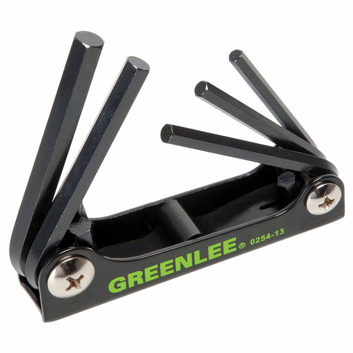 Greenlee 0254-13 5 Piece Folding Hex-Key Wrench Set - My Tool Store