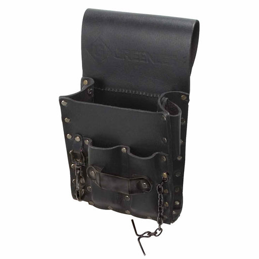 Greenlee 0258-13 5 Pocket Leather Pouch - My Tool Store
