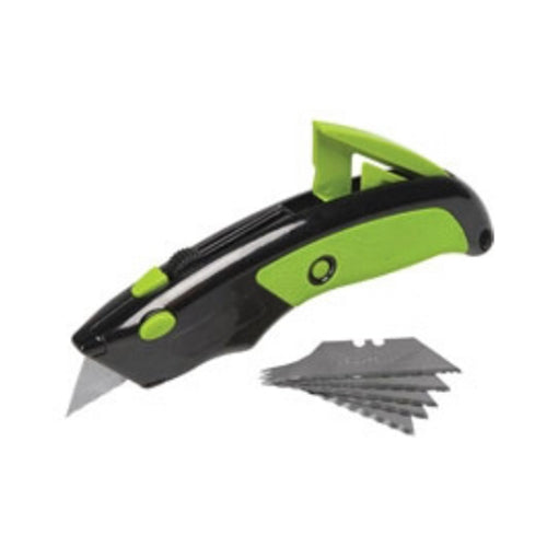 Greenlee 0652-11 Front-Loading 6-3/16" Utility Knife with Retractable 3-Position Blade - My Tool Store