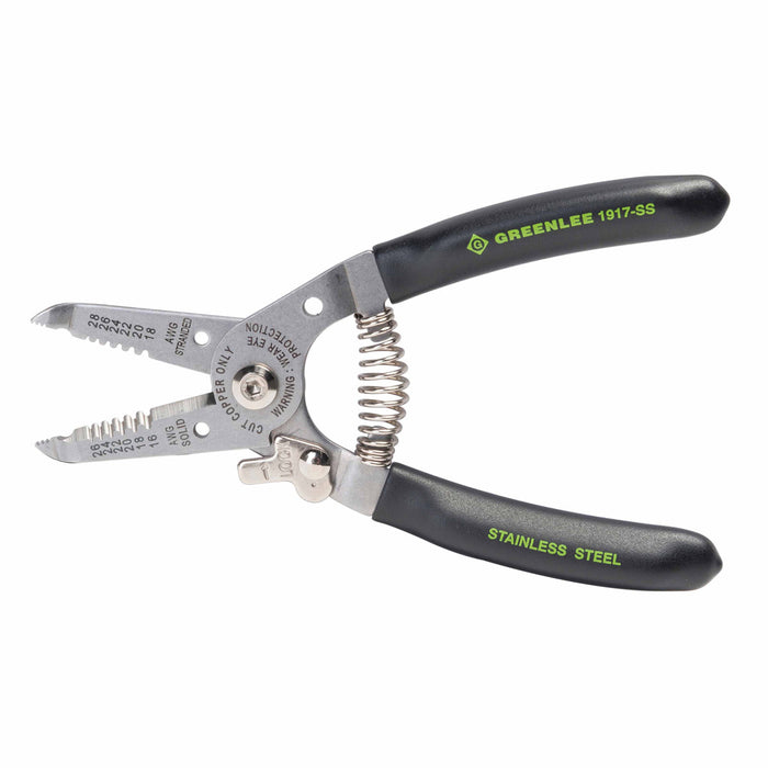 Greenlee 1917-SS Stainless Wire Stripper and Cutters (16-26AWG) - My Tool Store
