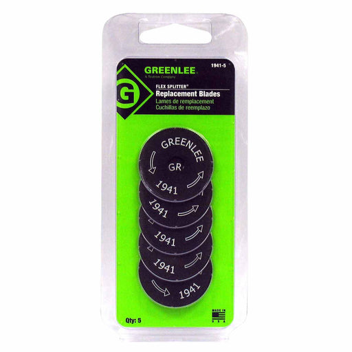 Greenlee 1941-5 Replacement Blades for 1940, 5 Pack - My Tool Store