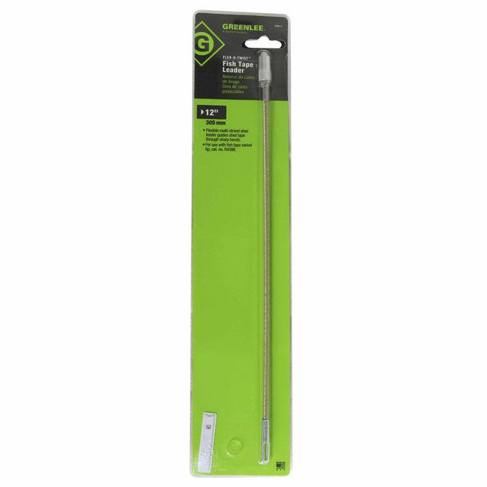 Greenlee 439-1 12" (305 mm) Flexible Fish Tape Leader - My Tool Store