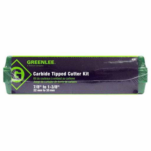 Greenlee 635 Carbide-Tipped Hole Cutter Kit  635 - My Tool Store