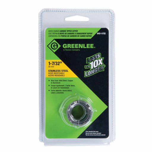 Greenlee 645-1-7/32 CUTTER, CARBIDE (1-7/32") - My Tool Store