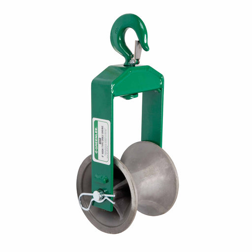 Greenlee 650 6" Hook-Type Sheave for Easy Tugger and Tugger - My Tool Store