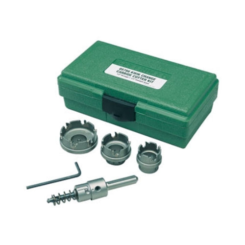 Greenlee 655 Quick Change Stainless Steel Hole Cutter Kit (7/8", 1-1/8", 1-3/8") - My Tool Store