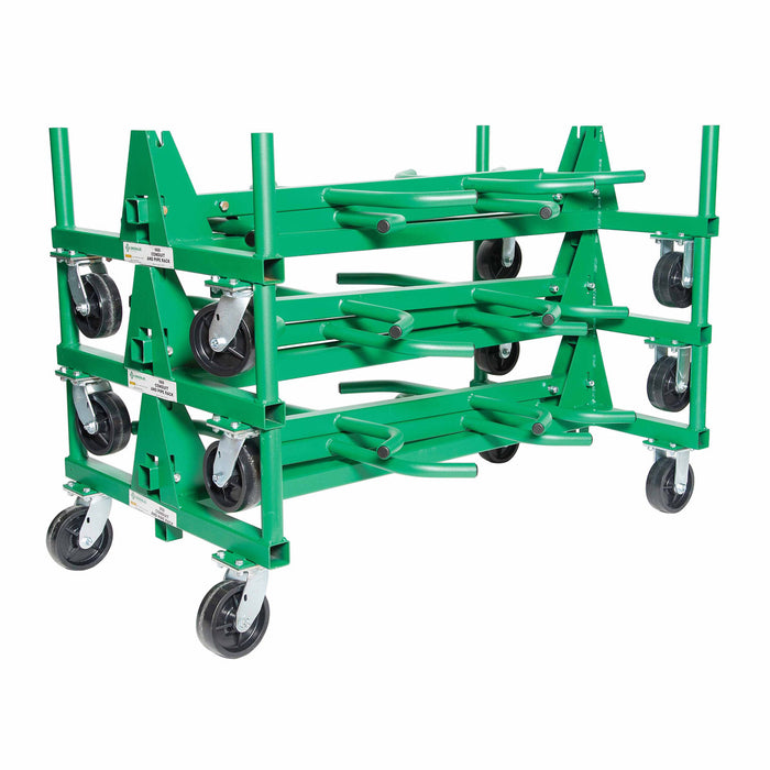 Greenlee 668 Mobile Conduit and Pipe Rack with Casters - My Tool Store