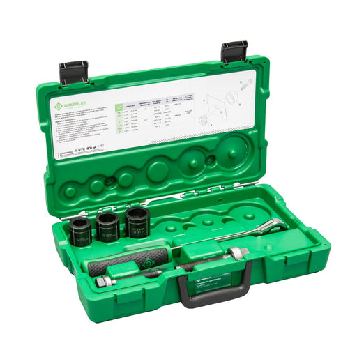 Greenlee 7240SB Panel Builder Knockout Kit (1/2", 3/4", 30mm) - My Tool Store