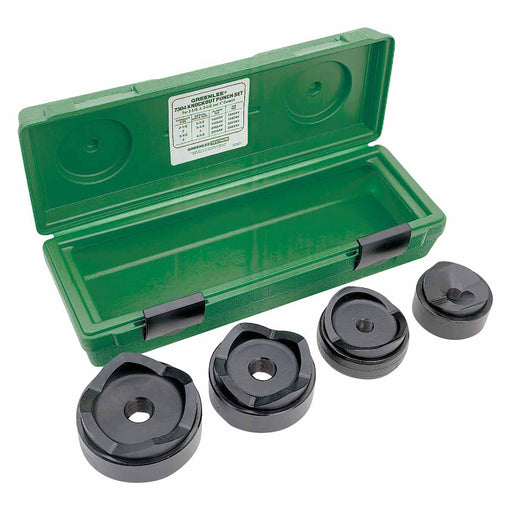 Greenlee 7304 2-1/2" - 4" Conduit Size Standard Round Knockout Punch Kit - My Tool Store