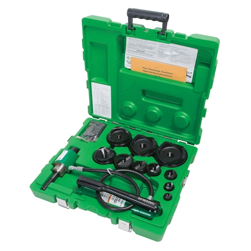 Greenlee 7310SB 1/2" through 4" Slug-Buster Ram and Hand Pump Hydraulic Driver Kit - My Tool Store