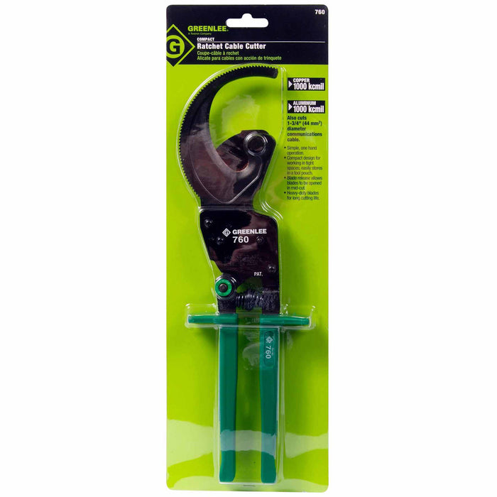 Greenlee 760 Compact Ratchet Cable Cutter - My Tool Store
