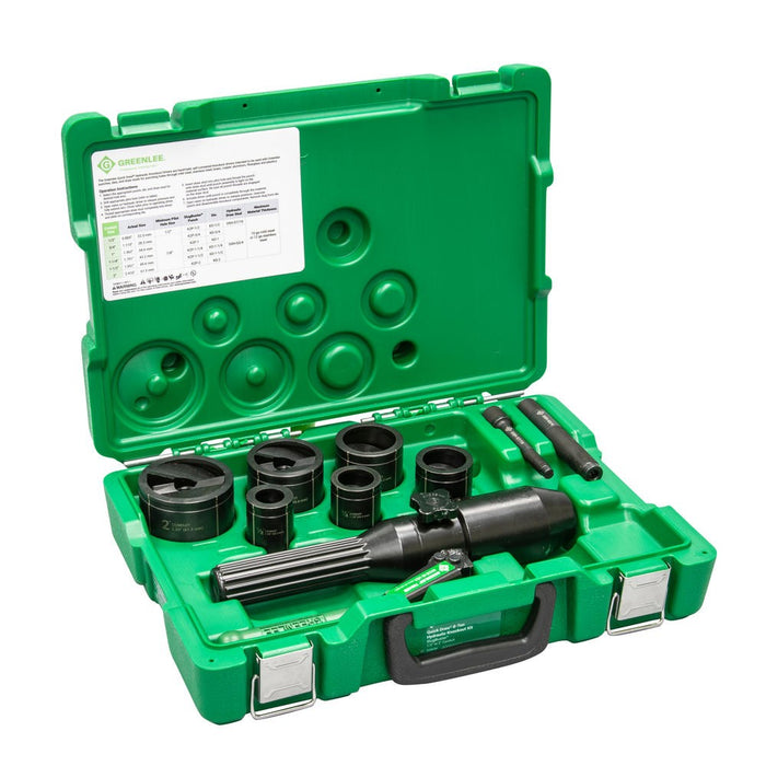 Greenlee 7806-SB Quick Draw Hydraulic Punch Driver Kit, 1/2" to 2"