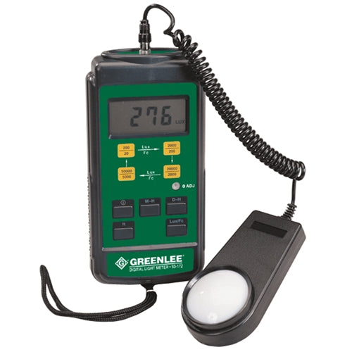 Greenlee 93-172-C Digital Light Meter (Calibrated)
