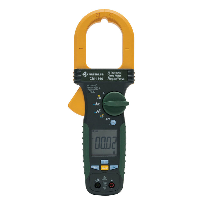 Greenlee CM-1360-C 1000 Amp AC True RMS Calibrated Clamp Meter - My Tool Store