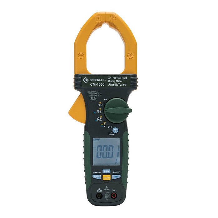 Greenlee CM-1560 1000A AC/DC True RMS Clamp Meter