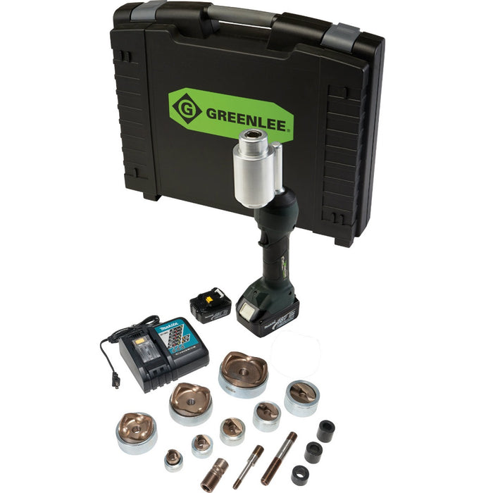 Greenlee LS100X11SS4X INTELLIPUNCH 11-Ton Set, SS 1/2" - 3" and 4" - My Tool Store