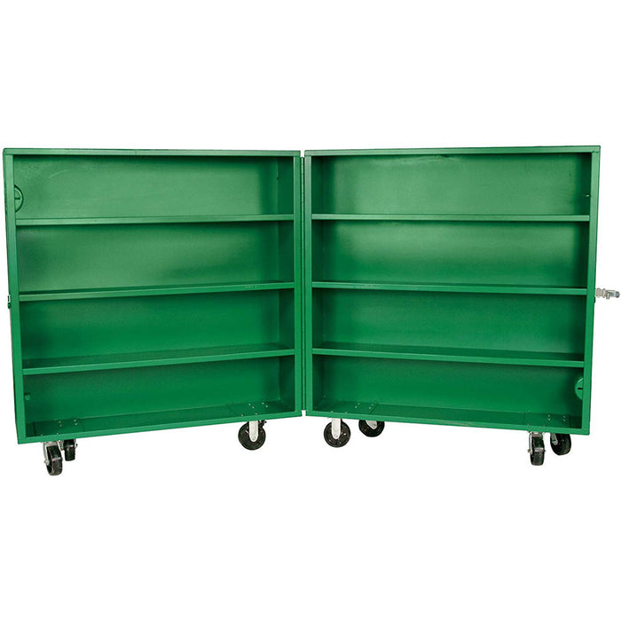 Greenlee 5860 58" X 60" Bi-Fold / Clam Shell Storage Cabinet, Green