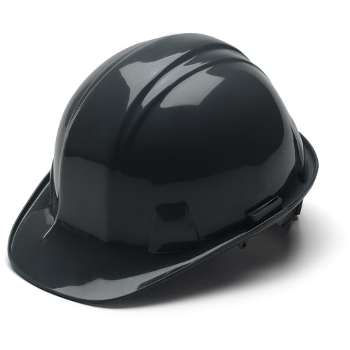 Pyramex HP14111 Black Cap Style 4 Point Ratchet Suspension Hard Hat - My Tool Store
