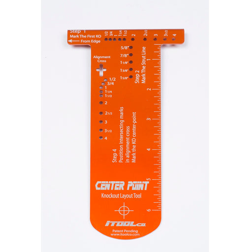 iTOOLco CP02 Center Point Knockout Layout Tool, 5 Pack - My Tool Store