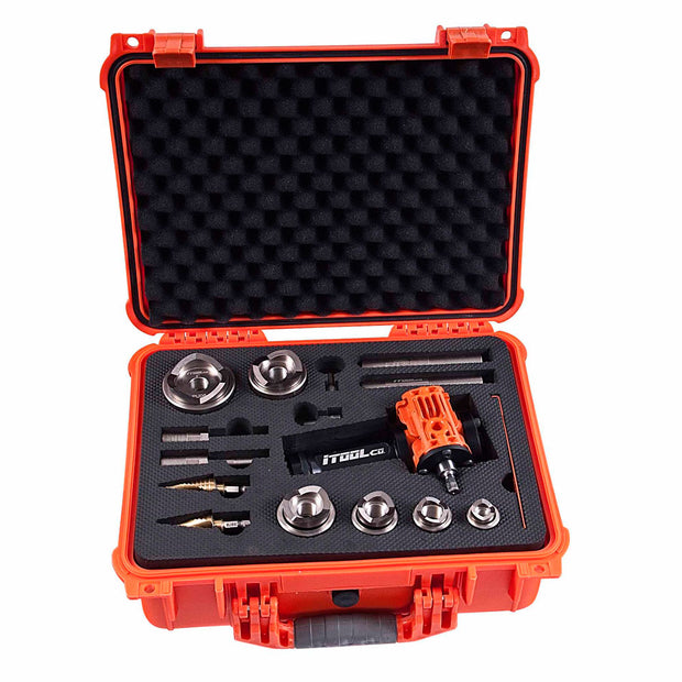 iTOOLco GP122 Gear Punch Knockout Tool Kit, 1/2" to 2"