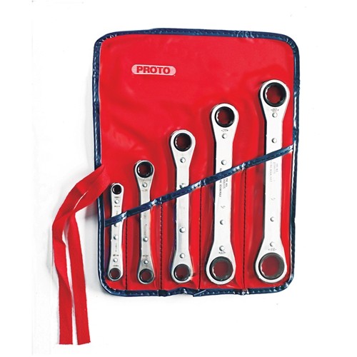 Proto J1190A 5 Pc. Ratcheting Box Wrench Set - 12 Point - My Tool Store