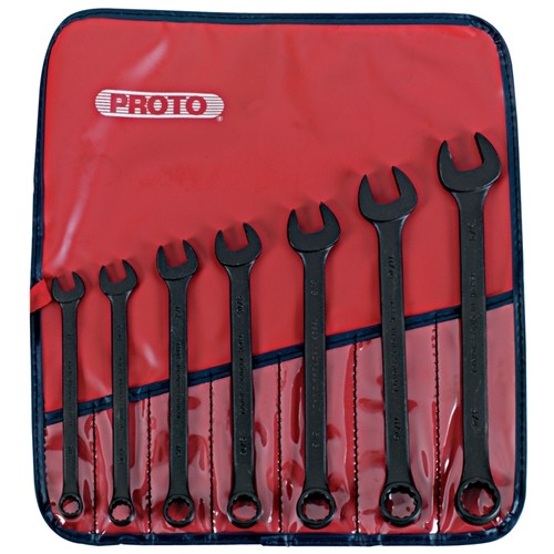Proto J1200HBASD 7 Pc. ProtoBlack™ Combination ASD Wrench Set - 12 Point - My Tool Store
