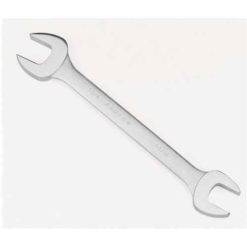 Proto J3018 Satin Finish SAE 1/4", 5/16" DoubleOpen End Wrench, 4-31/64" - My Tool Store