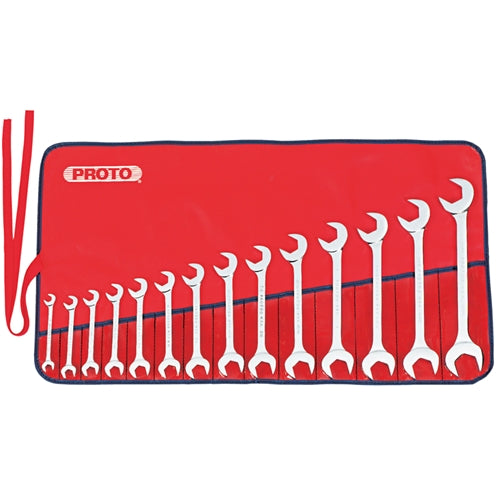 Proto J3100B 14 Pc. Angle Open End Wrench Set - My Tool Store