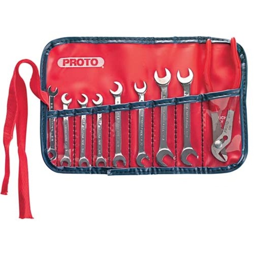 Proto J3200D 9-Pieces Satin Finish Insulated SAE Open End Wrench Set - My Tool Store