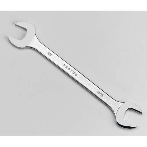 Proto J3440 Extra Thin Satin Finish 13/16", 7/8" Double Open End Wrench, SAE, 10" - My Tool Store