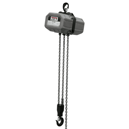 Jet JT9-111500 1SS-1C-15, 1-Ton Electric Chain Hoist 1-Phase 15' Lift - My Tool Store