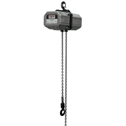 Jet 121150 1/2SS-1C-15, 1/2-Ton Electric Chain Hoist 1-Phase 15' Lift - My Tool Store