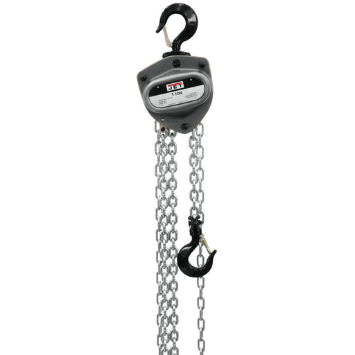 Jet 203130 L-100-100WO-30 1-Ton Hand Chain Hoist 30' Lift, Overload Protection - My Tool Store