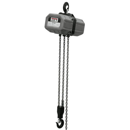 Jet 231000 2SS-3C-10, 2-Ton Electric Chain Hoist 3-Phase 10' Lift - My Tool Store