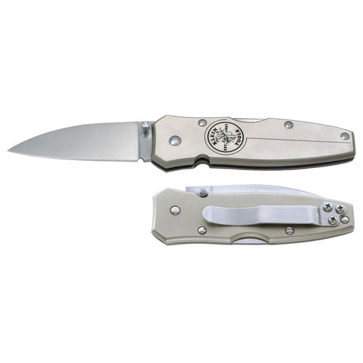 Klein Tools 44001 Lockback Knife 2-1/2" Drop-Point Blade - My Tool Store