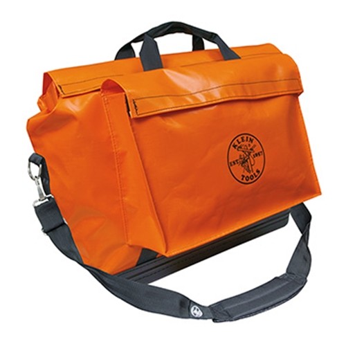 Klein 5181ORA Vinyl Equipment Bag, Orange, Large - My Tool Store