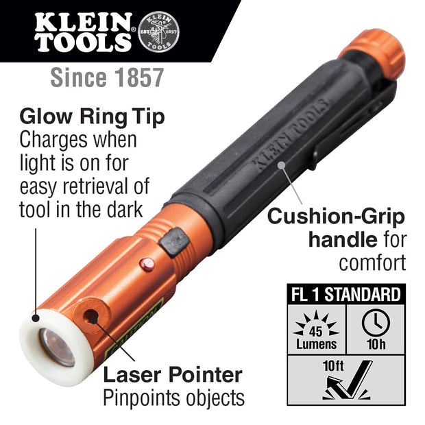 Klein 56026 Inspection Penlight with Laser