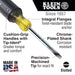 Klein Tools 601-3 3/16" Cabinet Tip Screwdriver 3" - My Tool Store