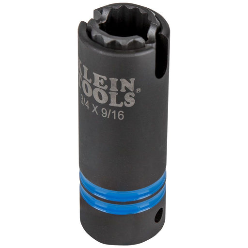 Klein 66031 3-in-1 Slotted Impact Socket, 12-Point, 3/4" and 9/16" - My Tool Store