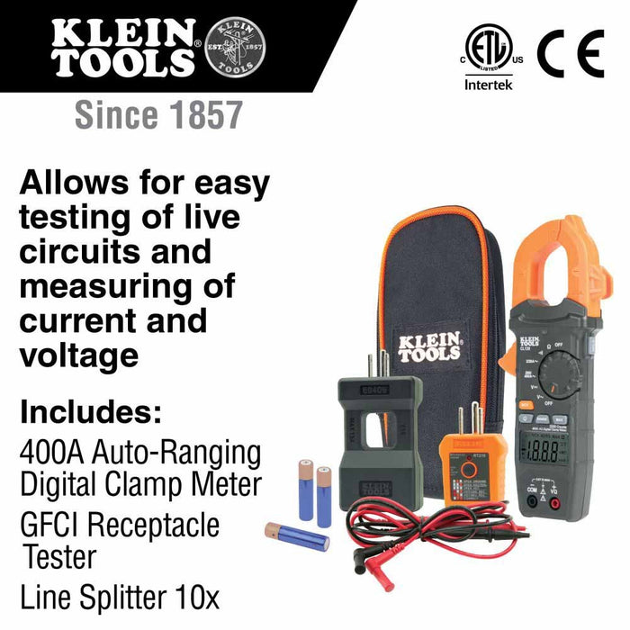 Klein CL120KIT Clamp Meter-AC Kit - My Tool Store