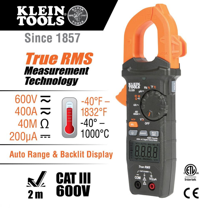 Klein CL320KIT HVAC Electrical Test Kit - My Tool Store